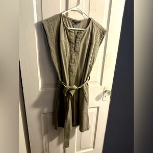 Military style denim dress. Banana Republic size 6